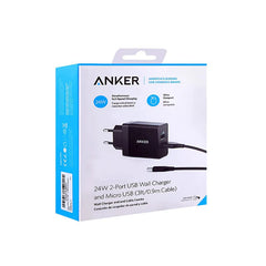 Anker 24W 2-PORT USB CHARGER & MICRO CABLE