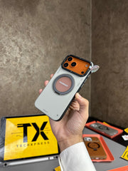 Young Kit Leather With Stand Cases-17 Pro Max