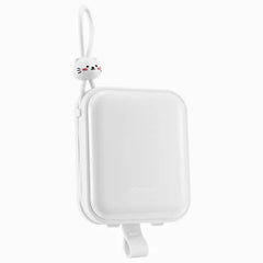 JR-L008 Cutie Series Power Bank with Kickstand 10000mAh - White