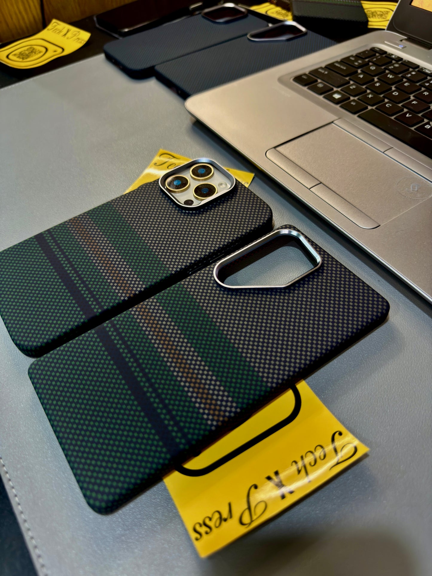 Luxo Life Case- Green Layered-Samsung Series