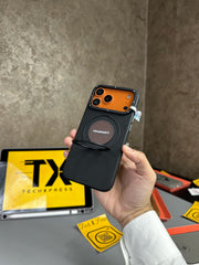 Young Kit Leather With Stand Cases-17 Pro Max