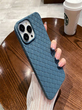 Woven Textured Leather Iphone Cover
