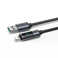Joyroom S-AL012A16 2.4A USB to Lightning LED Display Fast Charging Data Cable 1.2M