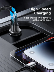 JOYROOM JR-CCN05 30W A+C mini Metal Car Charger