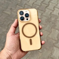 Apple Clear Desert Titanium Case