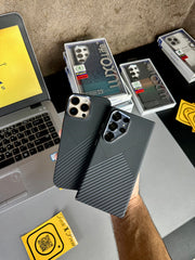 Luxo Life Case- Black Kevlar 3D