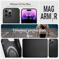 Spigen Iphone Mag Armor Case- Matte Black
