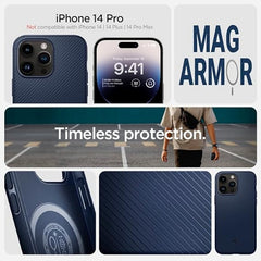 Spigen Iphone Mag Armor Case-Navy Blue