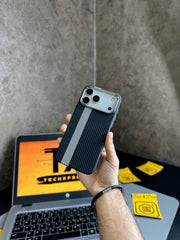 Luxo Pitaka Black Grey Striped-17 Series