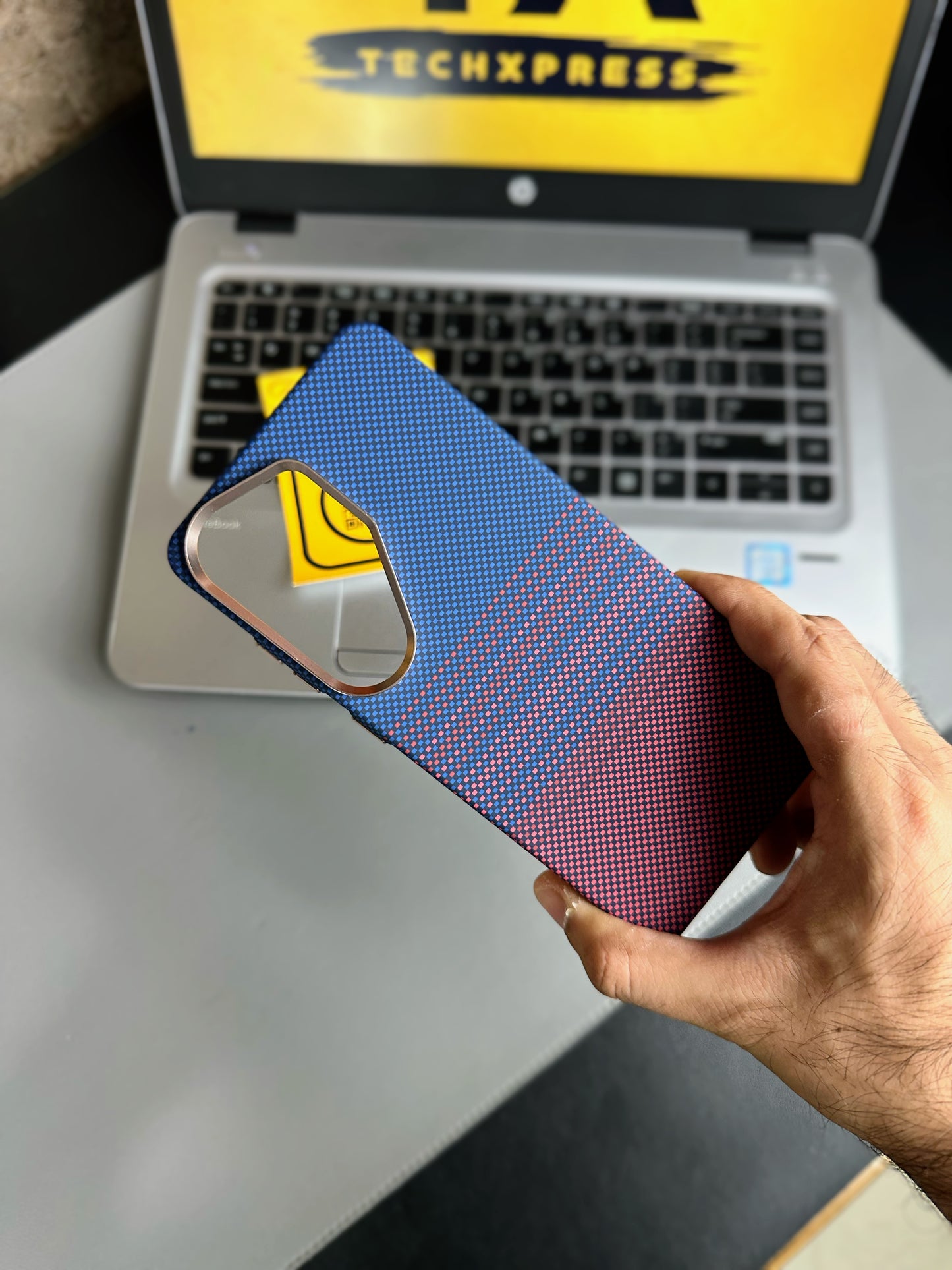 Luxo Pitaka Purple Blue Designed-S26 Ultra