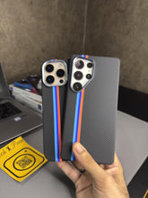 Luxo Life Case- Black Red Striped