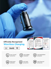 JOYROOM JR-CCN05 30W A+C mini Metal Car Charger