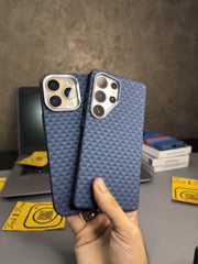 Luxo Life Case- Blue Triangled