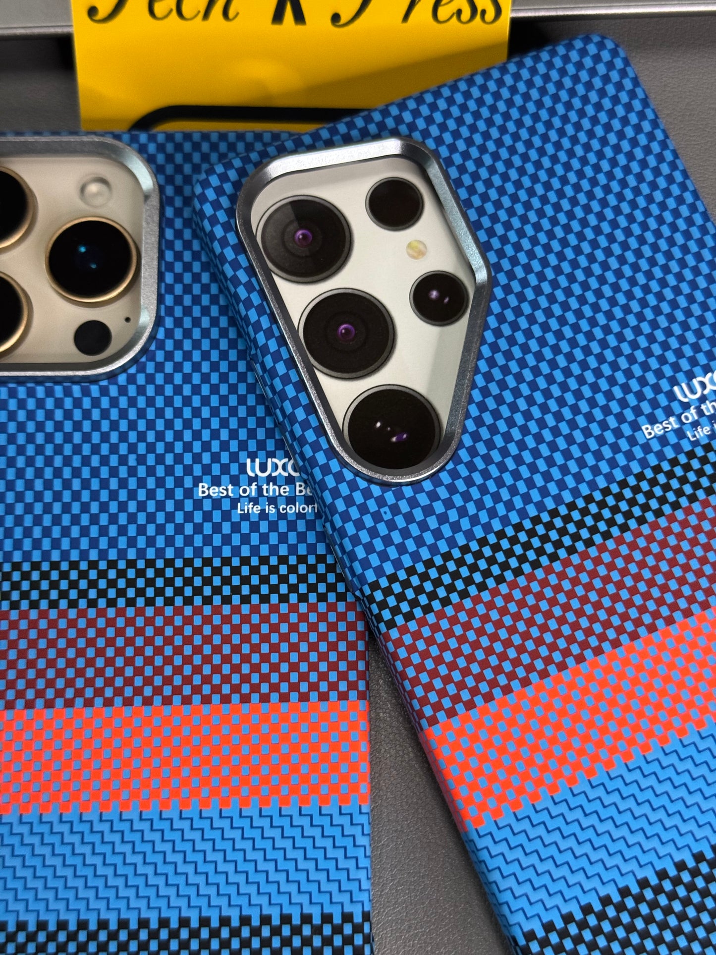 Luxo Life Case- Blue Designed-16 Pro Max