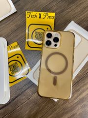 Apple Clear Desert Titanium Case