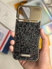 Premium Metallic Carbon Case