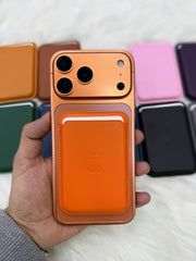 Apple Official Cosmic Orange MagSafe Wallet-17 Series