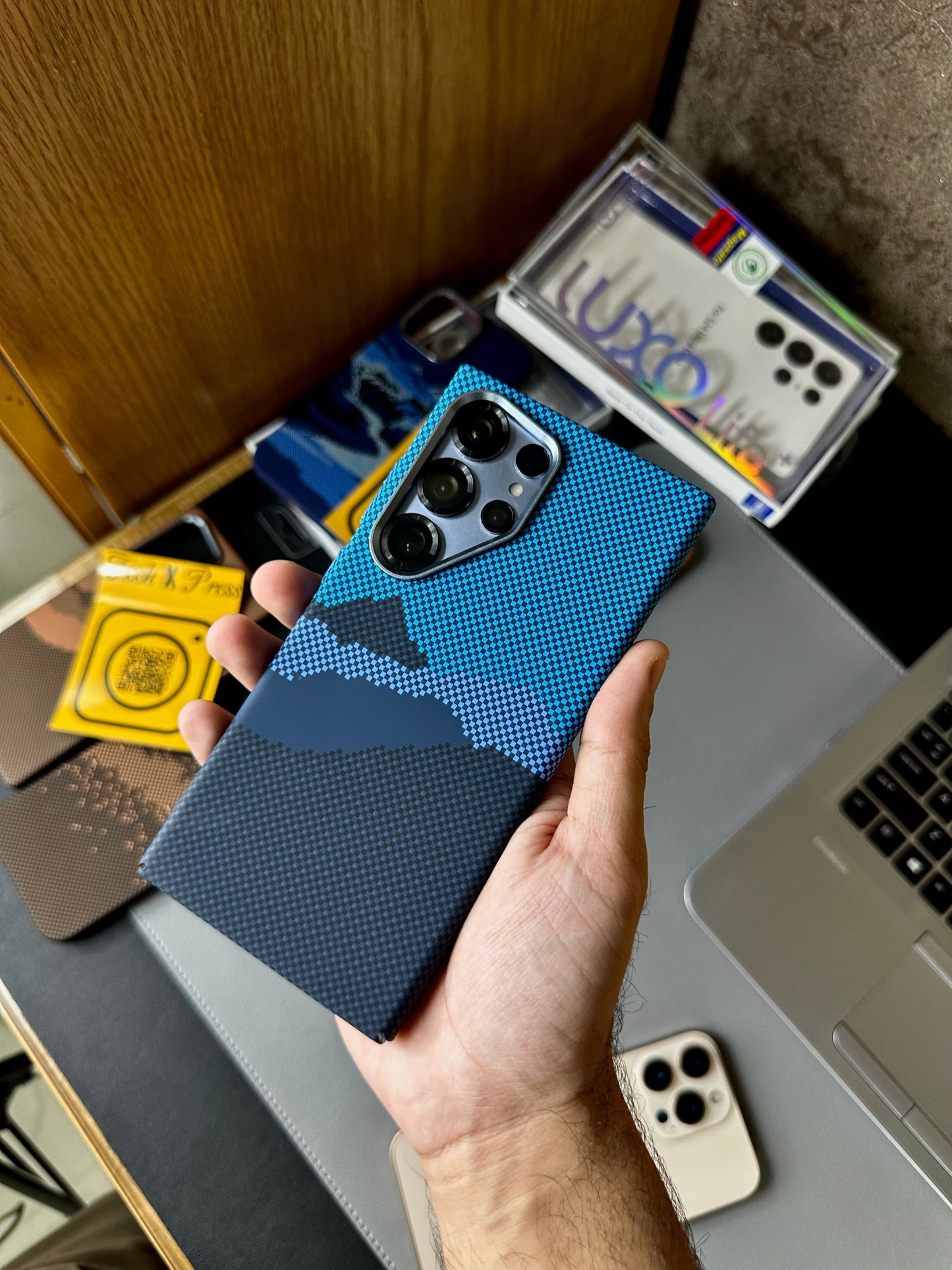 Luxo Life Case- Blue Mountain 3D-Samsung Series