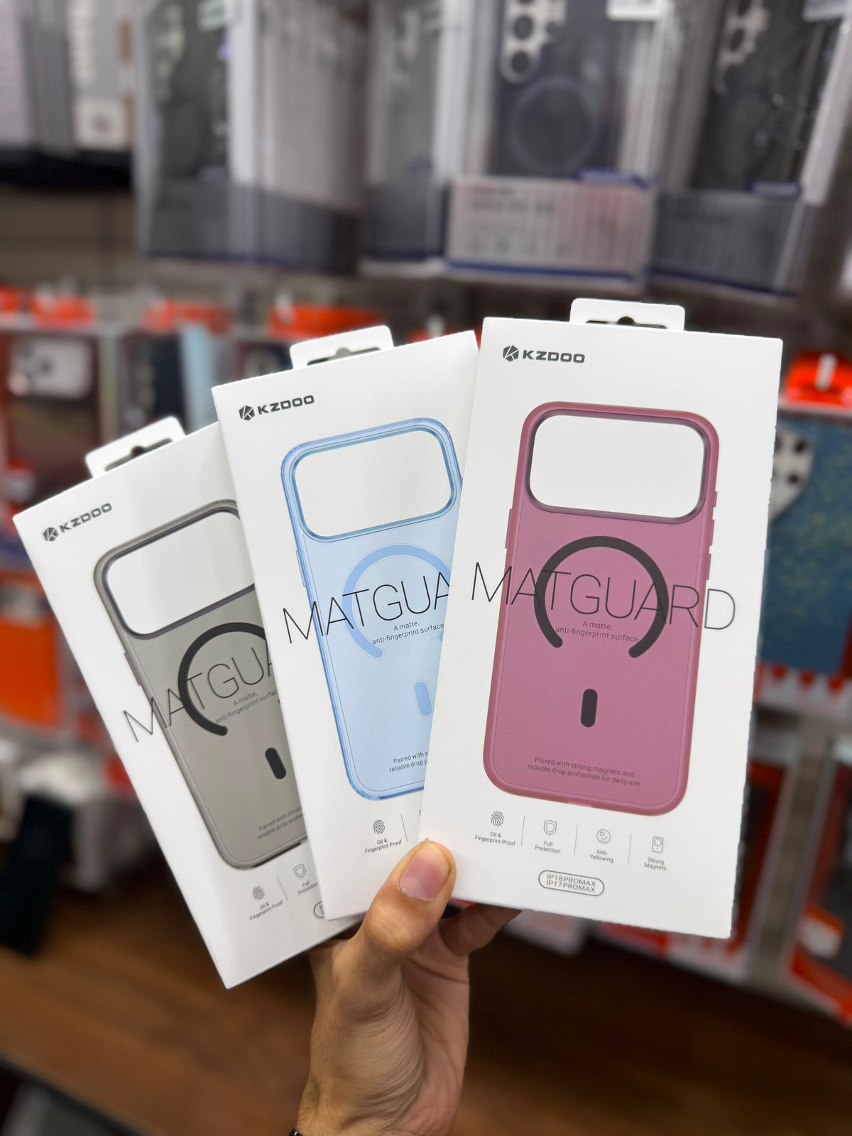 Kzdoo Matt Guard Magsafe Cases-18 Series