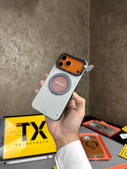 Young Kit Leather With Stand Cases-17 Pro Max