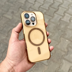 Apple Clear Desert Titanium Case