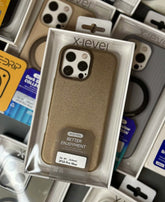 X-Level Desert Titanium Leather Case