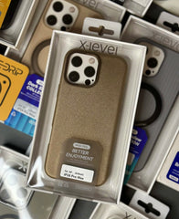 X-Level Desert Titanium Leather Case