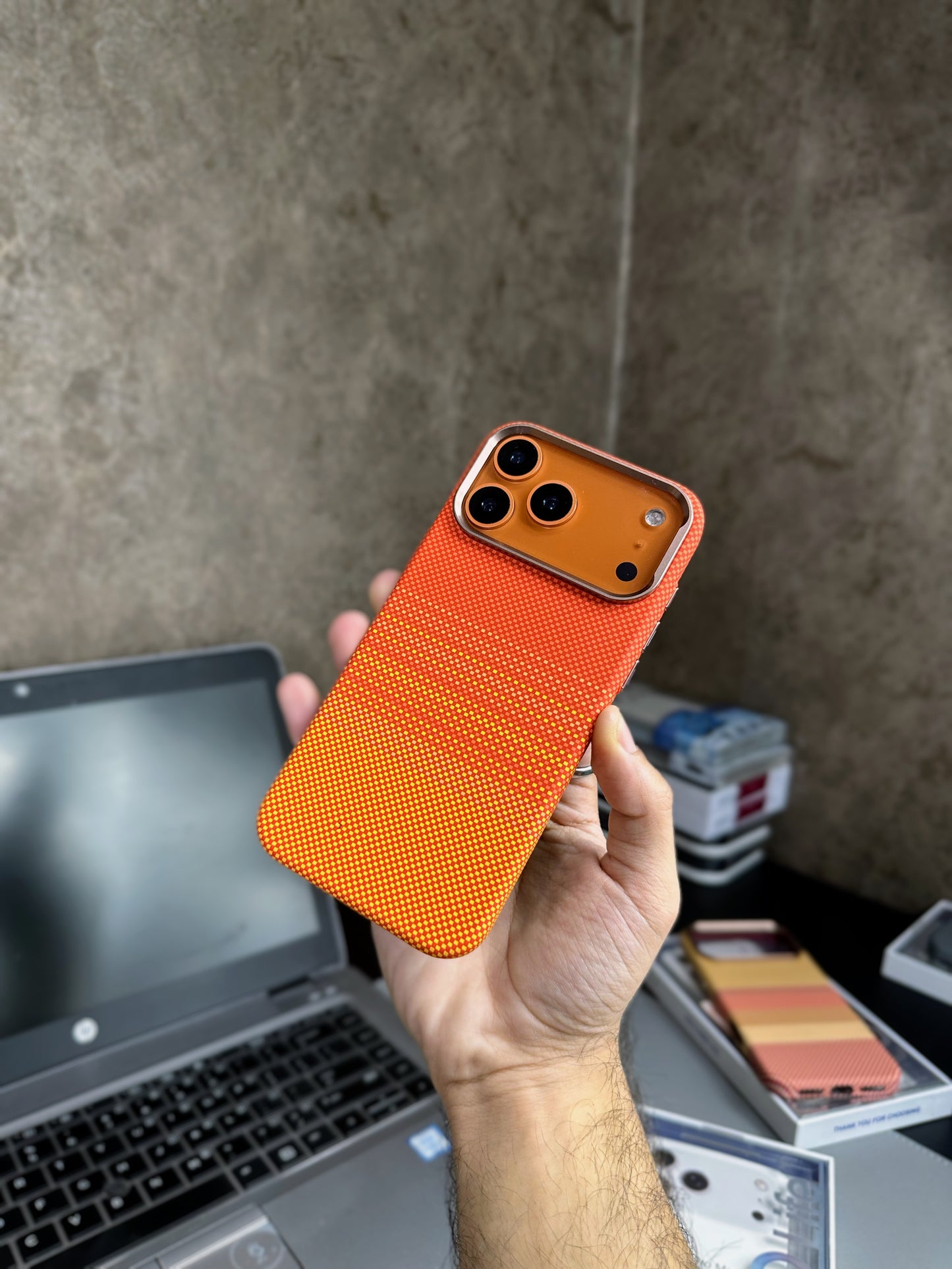 Knit Pitaka Orange Layered-17 Series