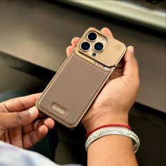 Metal MagSafe Perfume Leather Case