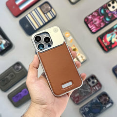 Metal MagSafe Perfume Leather Case