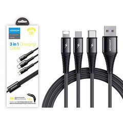 Joyroom S-1230G4 3 In 1 Charging Cable (Iphone + Type C + Micro) 1.2M