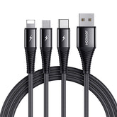 Joyroom S-1230G4 3 In 1 Charging Cable (Iphone + Type C + Micro) 1.2M