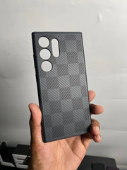 Diamond Pattern Carbon Case