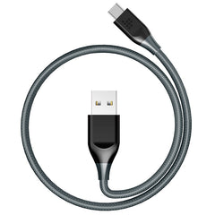 Tronsmart ATC6 Black Braided Nylon 3ft Type-C Cable at TechXpress