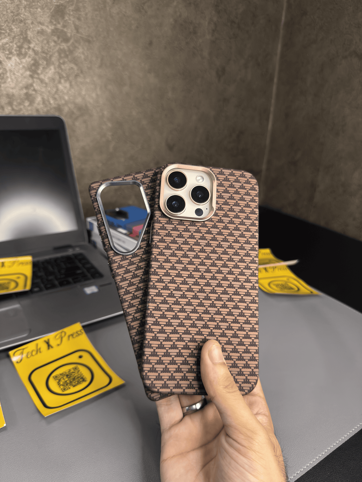 Luxo Life Case- Desert Triangled-Samsung Series