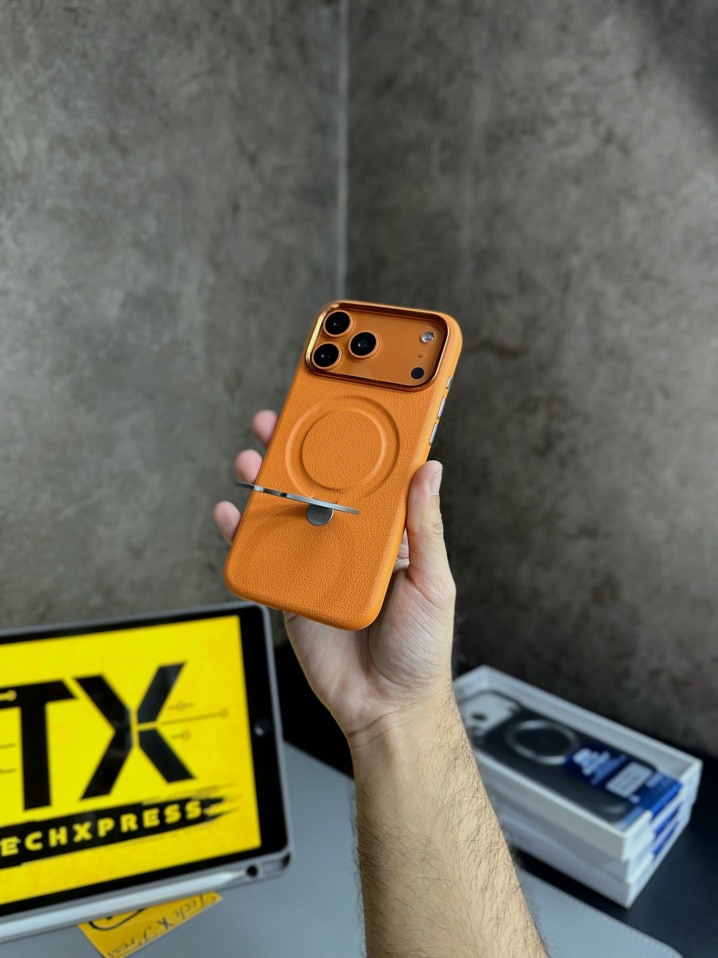 X Level Leather Cases With Stand-17 Series