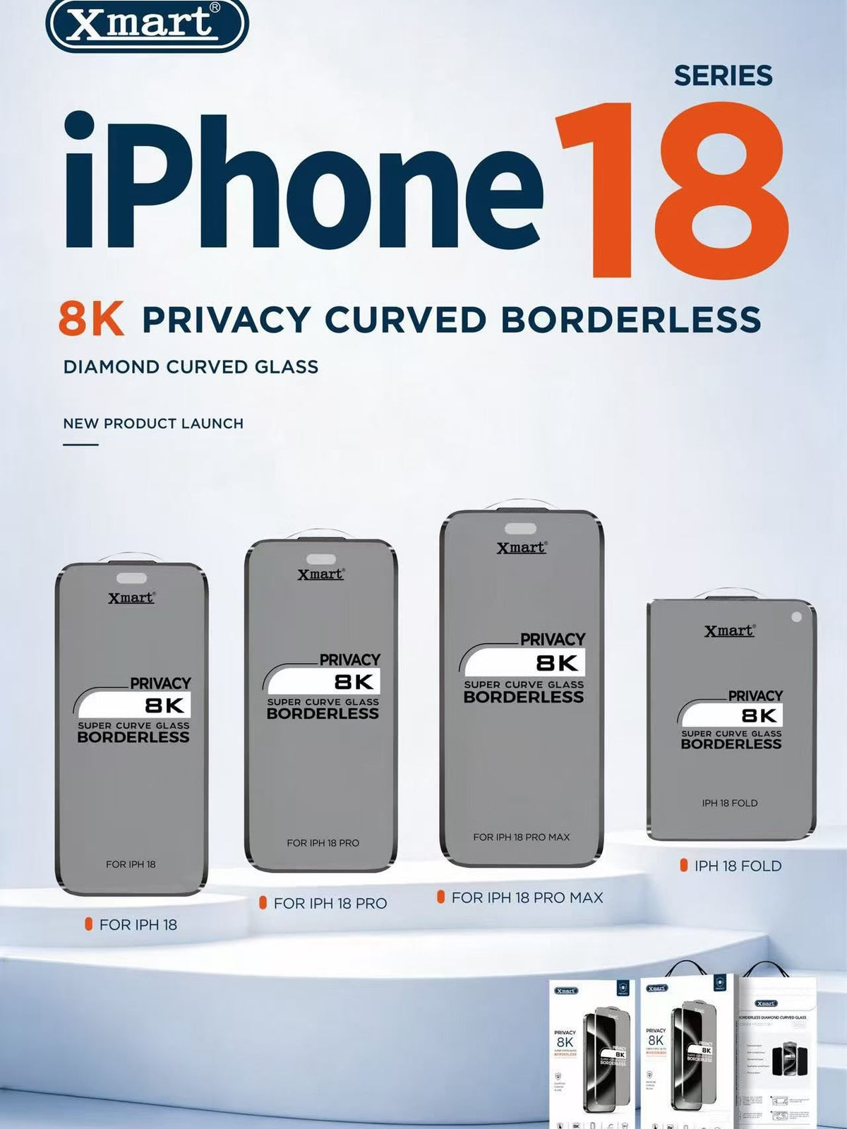 Xmart 8K Borderless Privacy Glass-18 Series