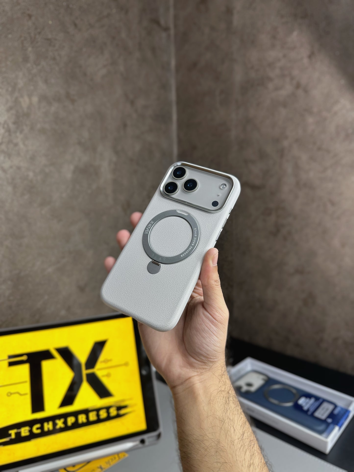 X Level Leather Cases With Stand-17 Series