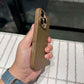 Desert Titanium Woven Leather Case