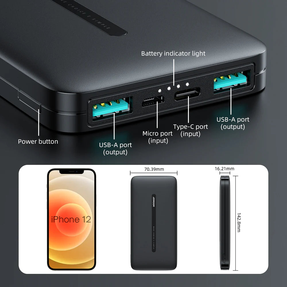 JOYROOM JR-T012 Power Bank 10000MAH
