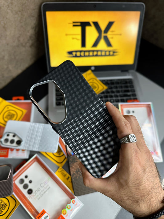 Luxo Pitaka Black Grey Lined-S26 Ultra