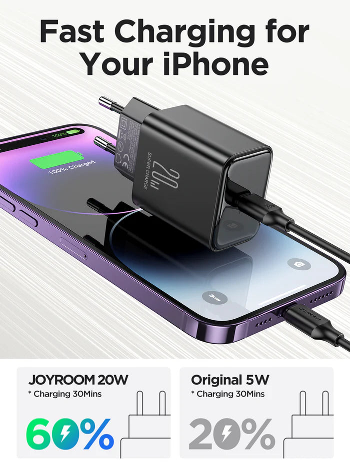 Joyroom JR-TCF06 PD 20W Charger + 1m Type C Cable