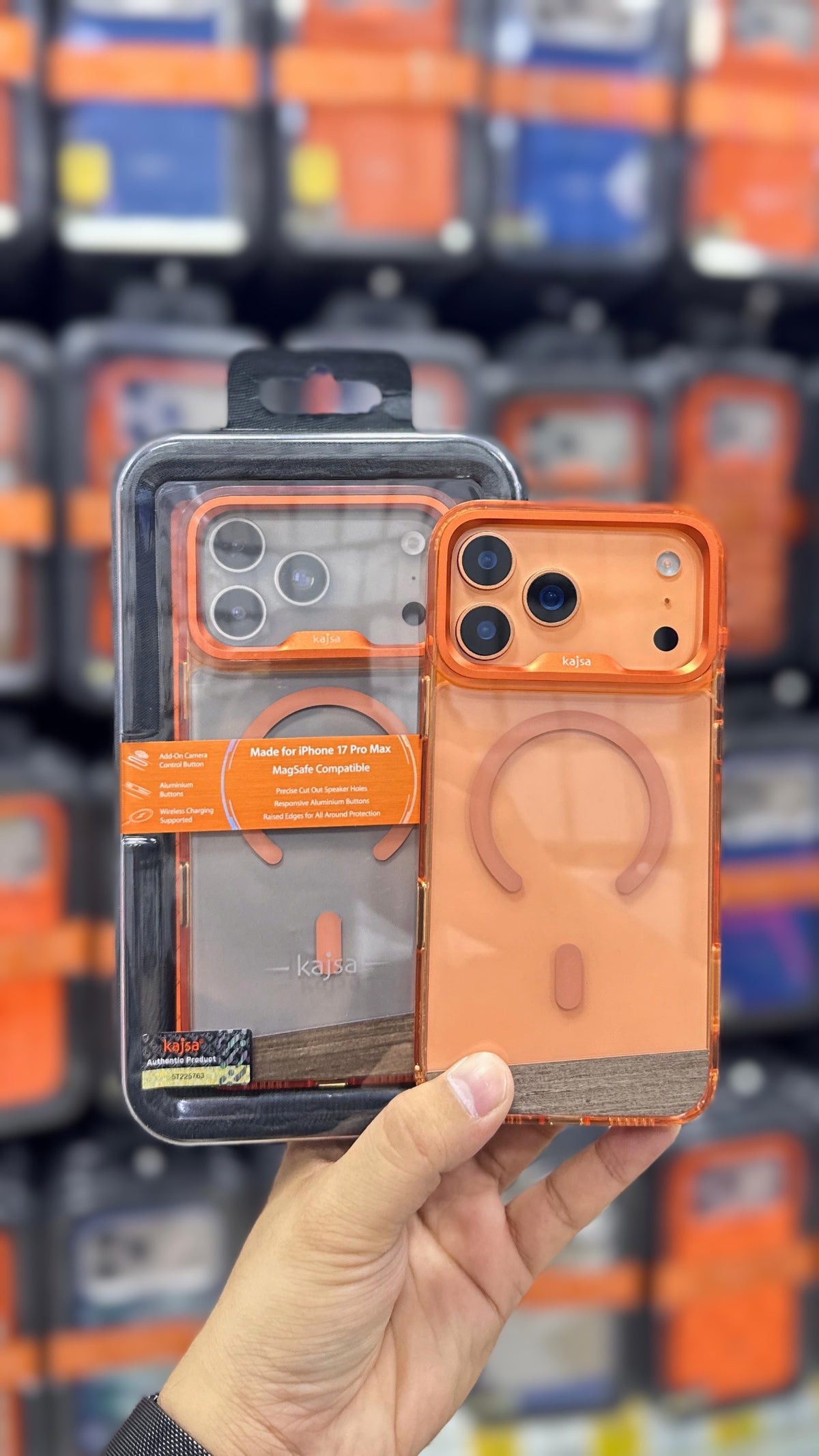 Kajsa Clear Cosmic Orange-17 Series