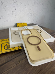 Apple Clear Desert Titanium Case