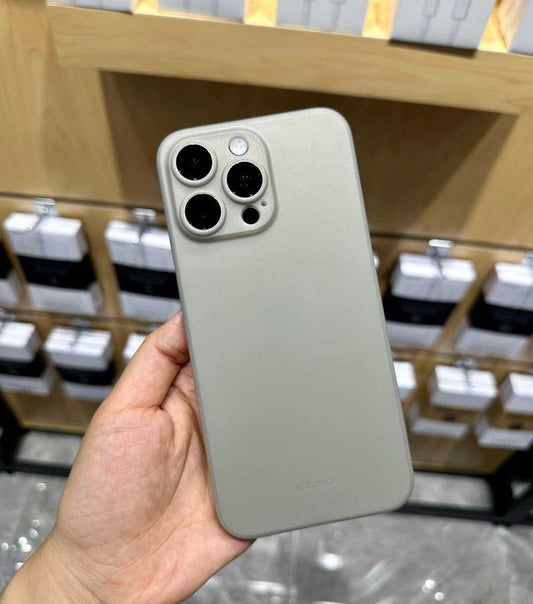 Kzdoo Natural Titanium Air Skin-Iphone 15,16 Series