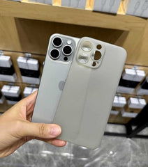 Kzdoo Natural Titanium Air Skin-Iphone 15,16 Series