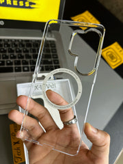 X Level Sparkling Transparent Case-S26 Ultra