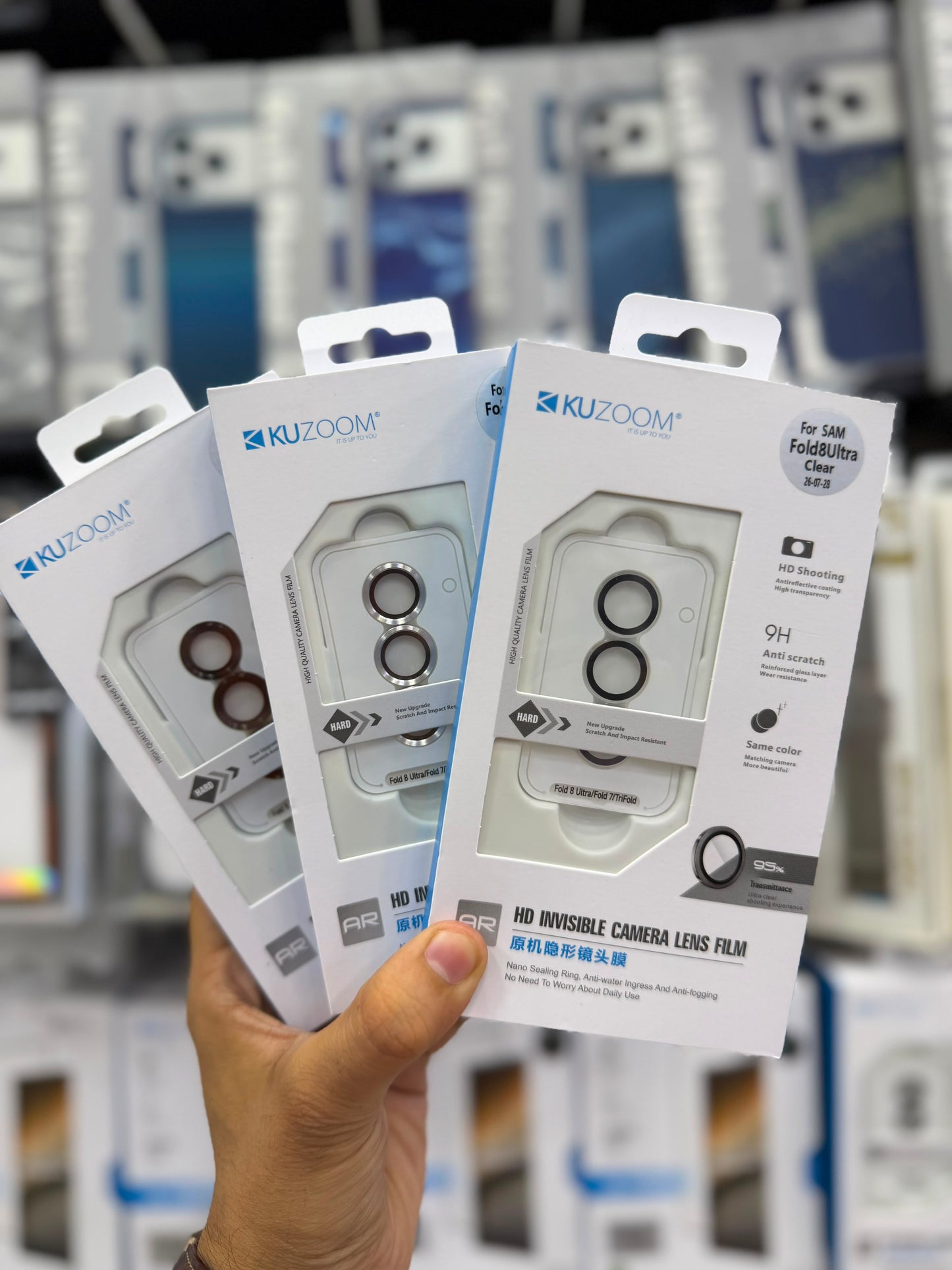 Kuzoom Sapphire Camera Lens-Fold 8