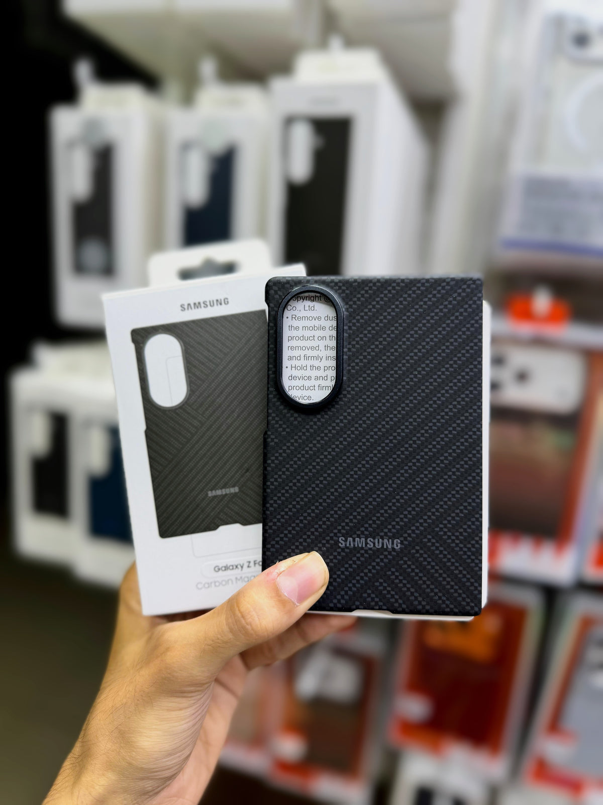 Samsung Official Carbon Patterned 2-Fold 8