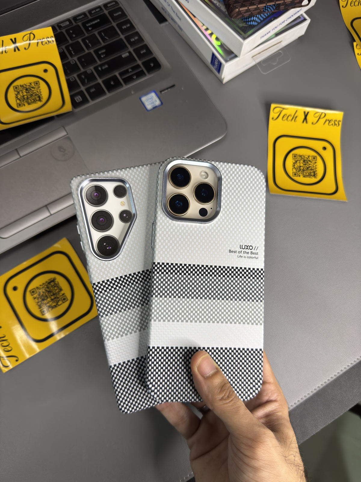 Luxo Life Case- White Designed-Samsung Series